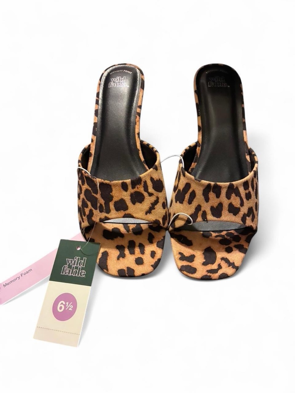 wild fable Leopard-Print Slide - Brown/Black